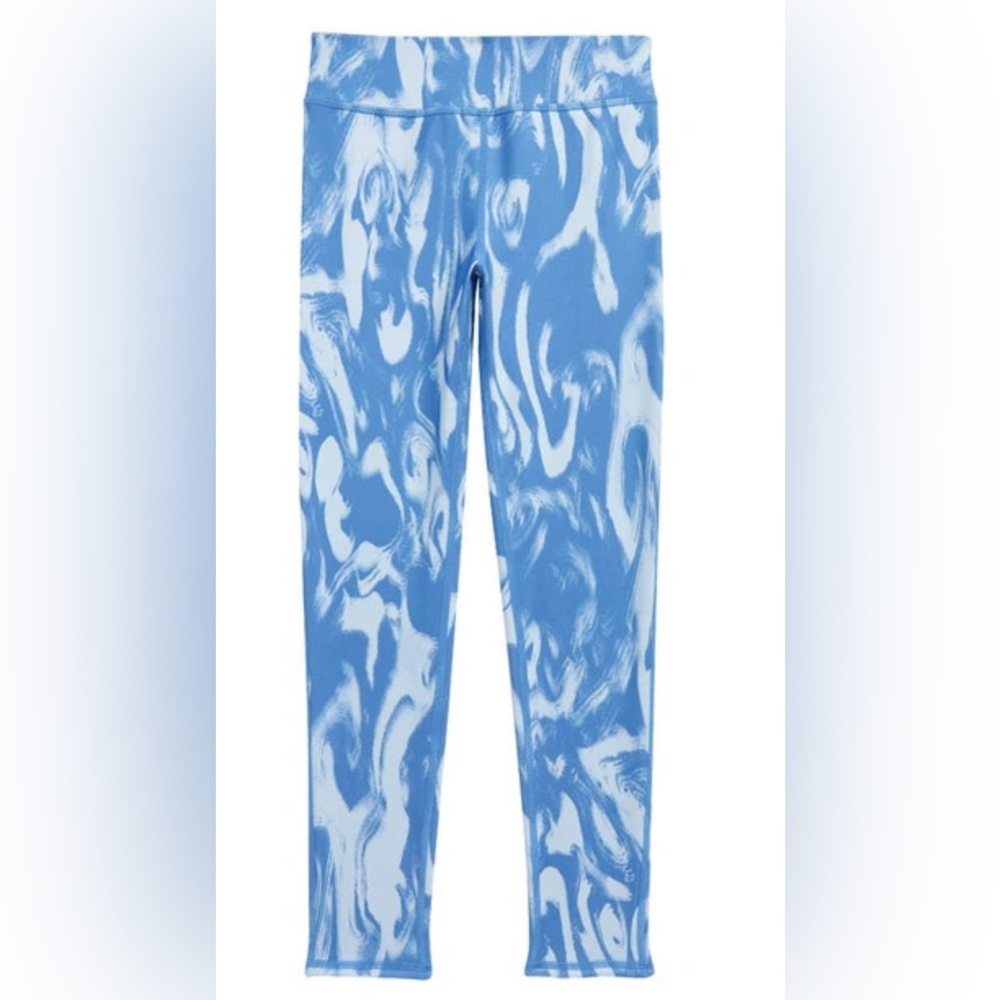 Zella girls Blue Yonder Leggings NWT